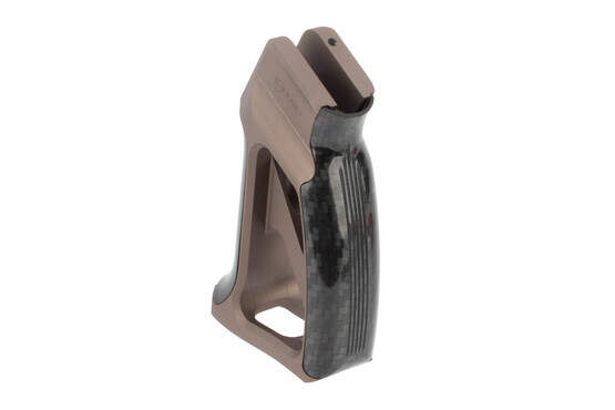 Fortis Torque AR15 skeletonized pistol grip features carbon fiber inserts